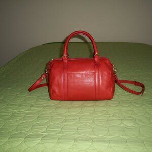 NWOT HANDMADE Vintage 2012 Spanish Red Leather Crossbody/ Handbag